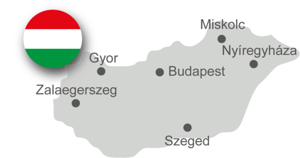 Map of Hungary